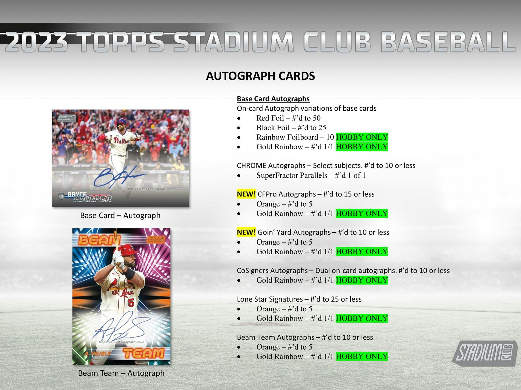 2023 Topps Stadium Club Baseball Compact Box 887521121953 - King Card Canada