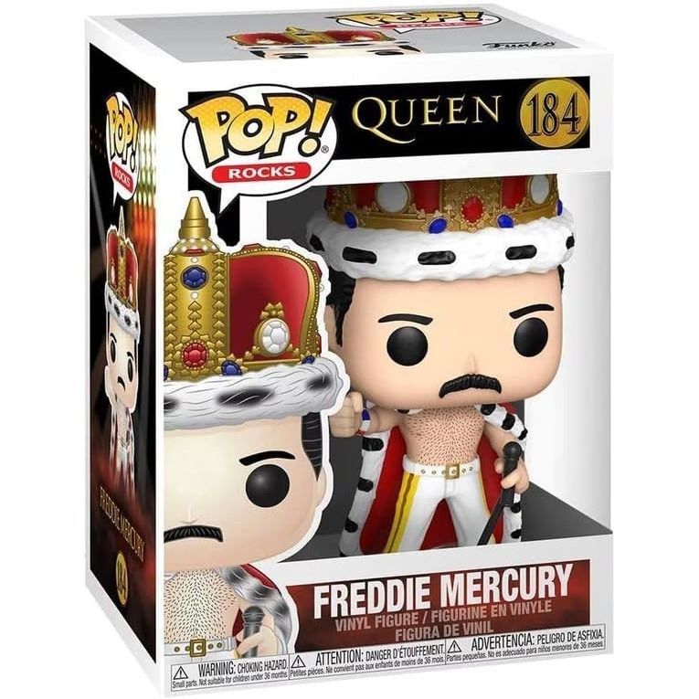 Funko POP! Rocks #184 (Queen) - Freddie Mercury - King Card Canada