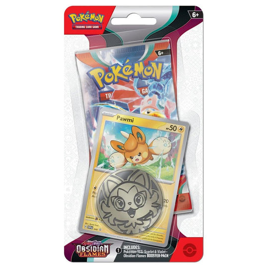 Pokemon Obsidian Flames Checklane Blister Pack (Pawmi) - King Card Canada