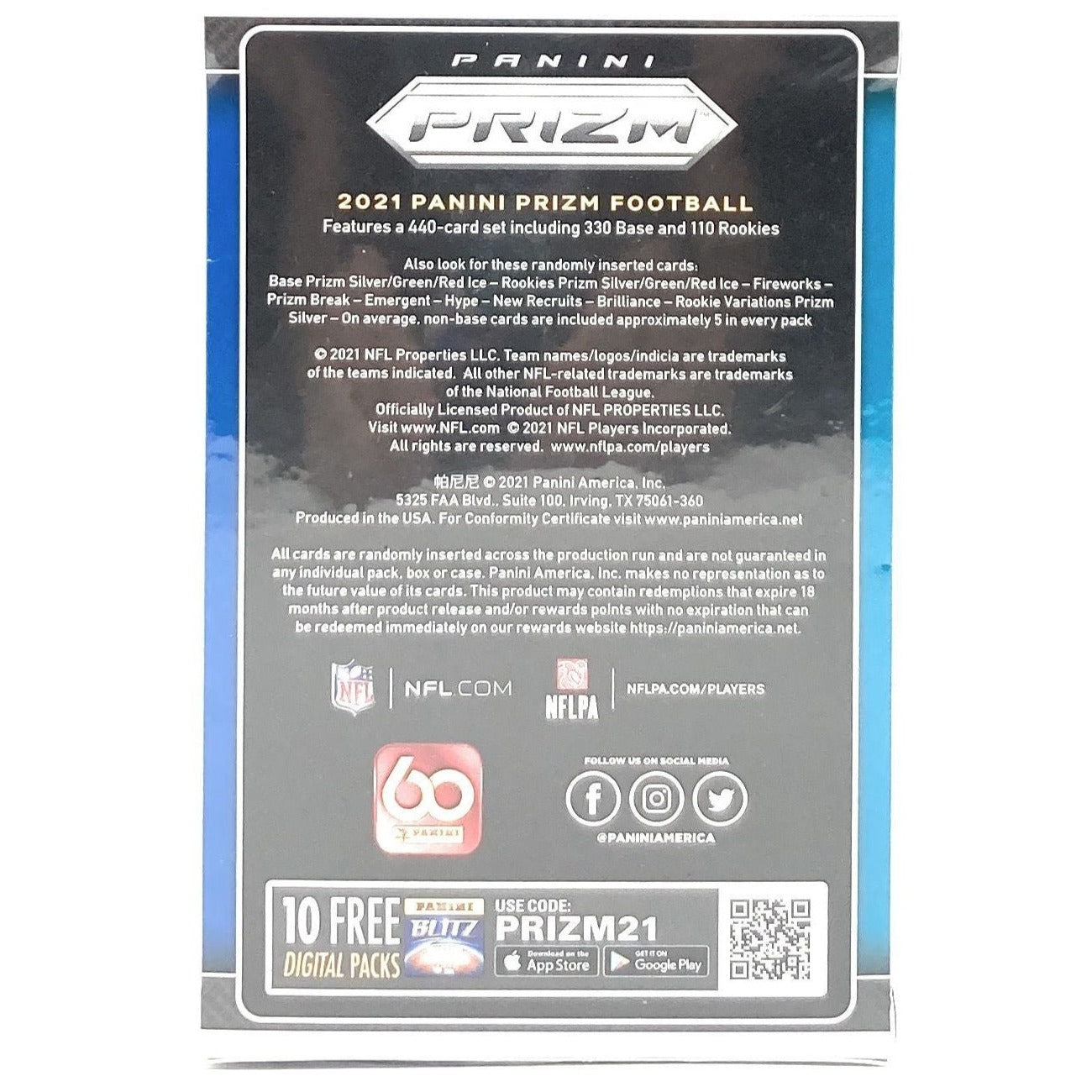 2021 Panini Prizm Football Hanger Box - King Card Canada