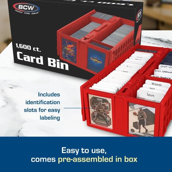 BCW Collectible Card Storage Bin - 1600 Card 722626015281 - King Card Canada