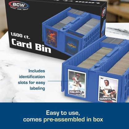 BCW Collectible Card Storage Bin - 1600 Card 722626015281 - King Card Canada