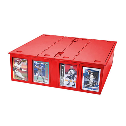 BCW Collectible Card Storage Bin - 3200 Card (Red) 722626620164 - 1-CCB-3200-RED - King Card Canada