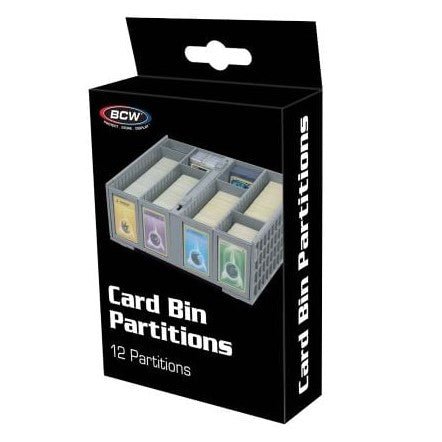 BCW Collectible Card Storage Bin Partitions (12 Dividers) 722626011955 - King Card Canada