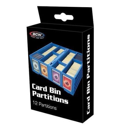 BCW Collectible Card Storage Bin Partitions (12 Dividers) 722626018534 - King Card Canada