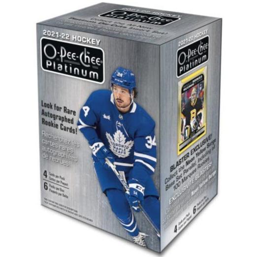 2021 - 22 Upper Deck O - Pee - Chee Platinum Hockey Blaster Box at King Card Canada