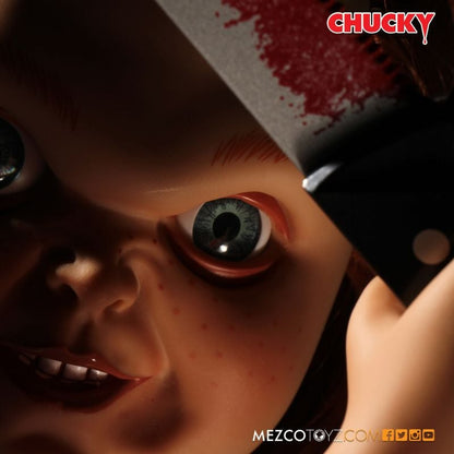 Mezco Child's Play Talking Sneering Chucky (15-inch Figure) 696198780024 - King Card Canada