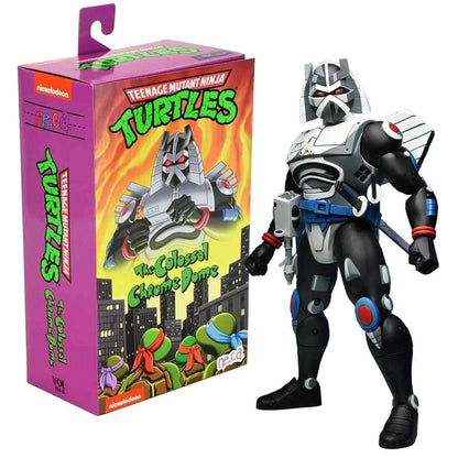 NECA Teenage Mutant Ninja Turtles (The Colossal Chrome Dome) - (MINOR BOX DAMAGE) 634482541807 - King Card Canada