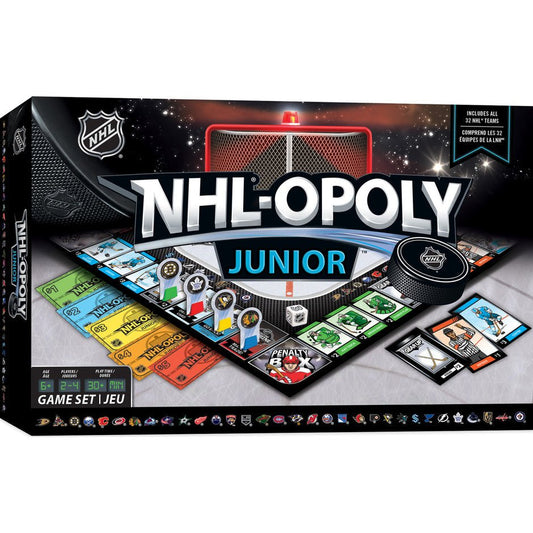 NHL-Opoly Junior Hockey Board Game 705988416460 - King Card Canada