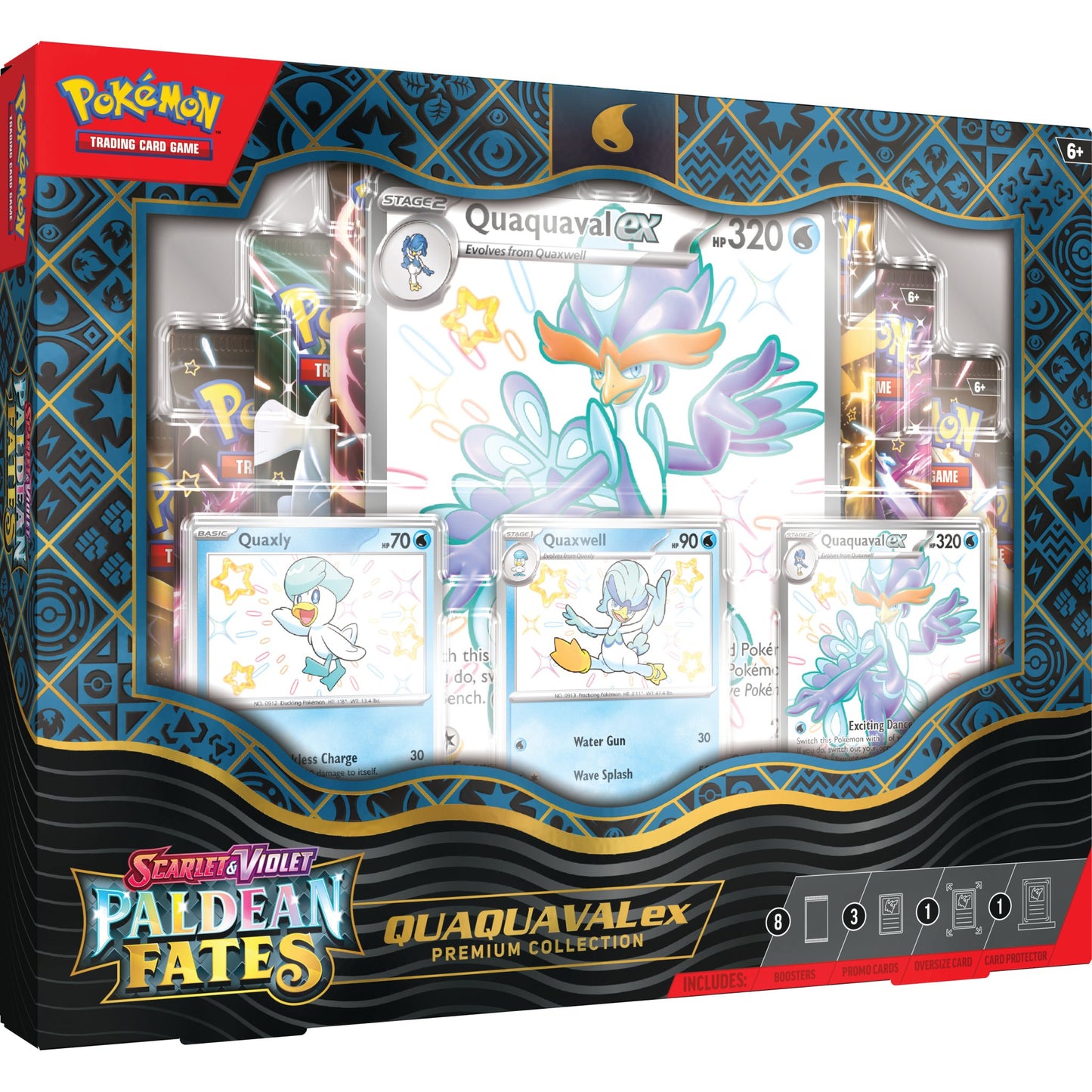 Pokemon Paldean Fates EX Premium Collection (Quaquaval) at King Card Canada
