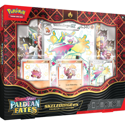 Pokemon Paldean Fates EX Premium Collection (Skeledirge) [PRE-ORDER - 02/29/2024] 0820650856341 - King Card Canada