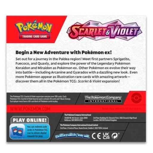 Pokemon Scarlet & Violet Booster Box 820650863240 - King Card Canada