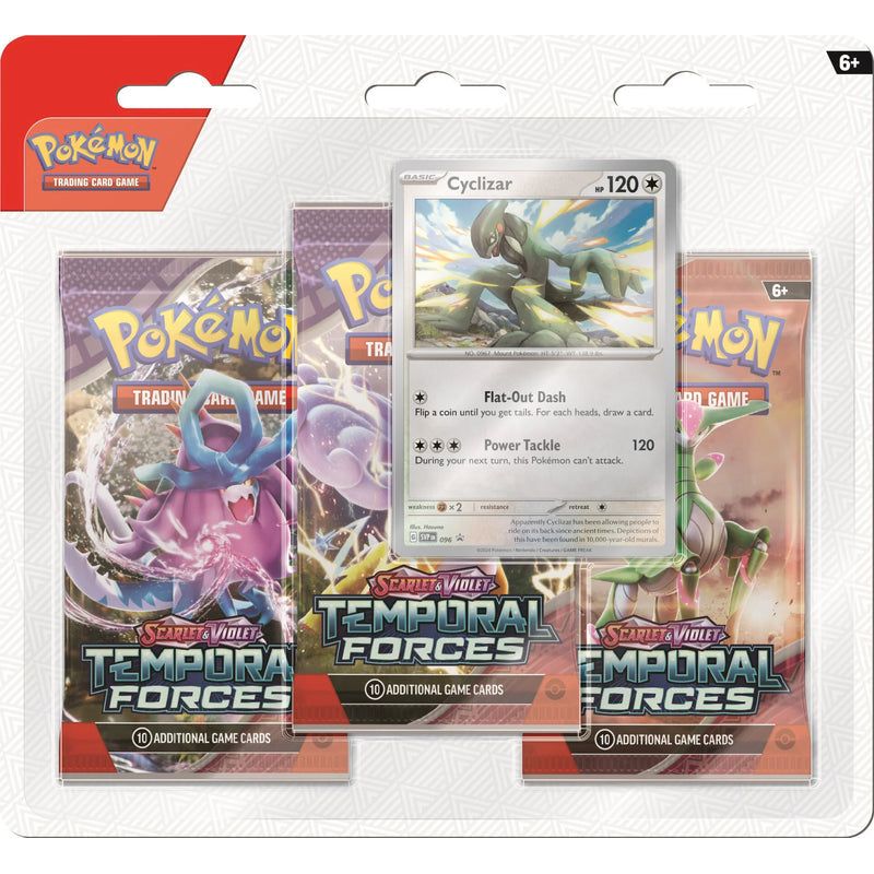 Pokemon Temporal Forces 3 - Pack Blister Set (Cyclizar) at King Card Canada