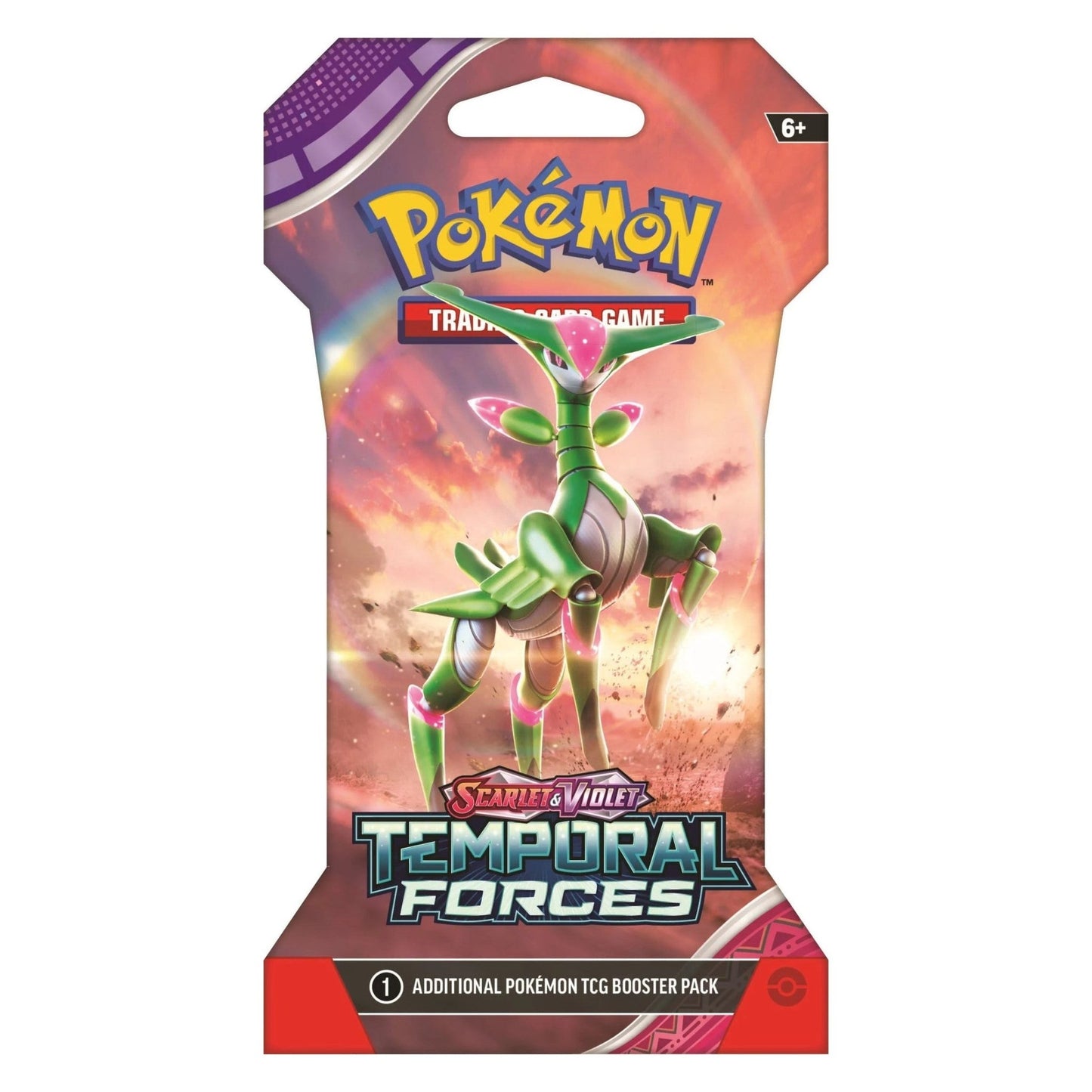 Pokemon Temporal Forces Bundle of 4 Sleeved Booster Packs (1 of each design) [PRE-ORDER - 03/22/2024] 0820650856426