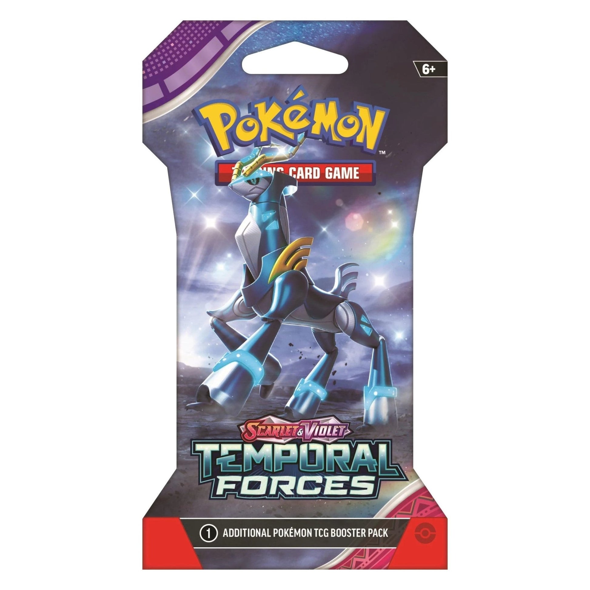 Pokemon Temporal Forces Bundle of 4 Sleeved Booster Packs (1 of each design) [PRE-ORDER - 03/22/2024] 0820650856426