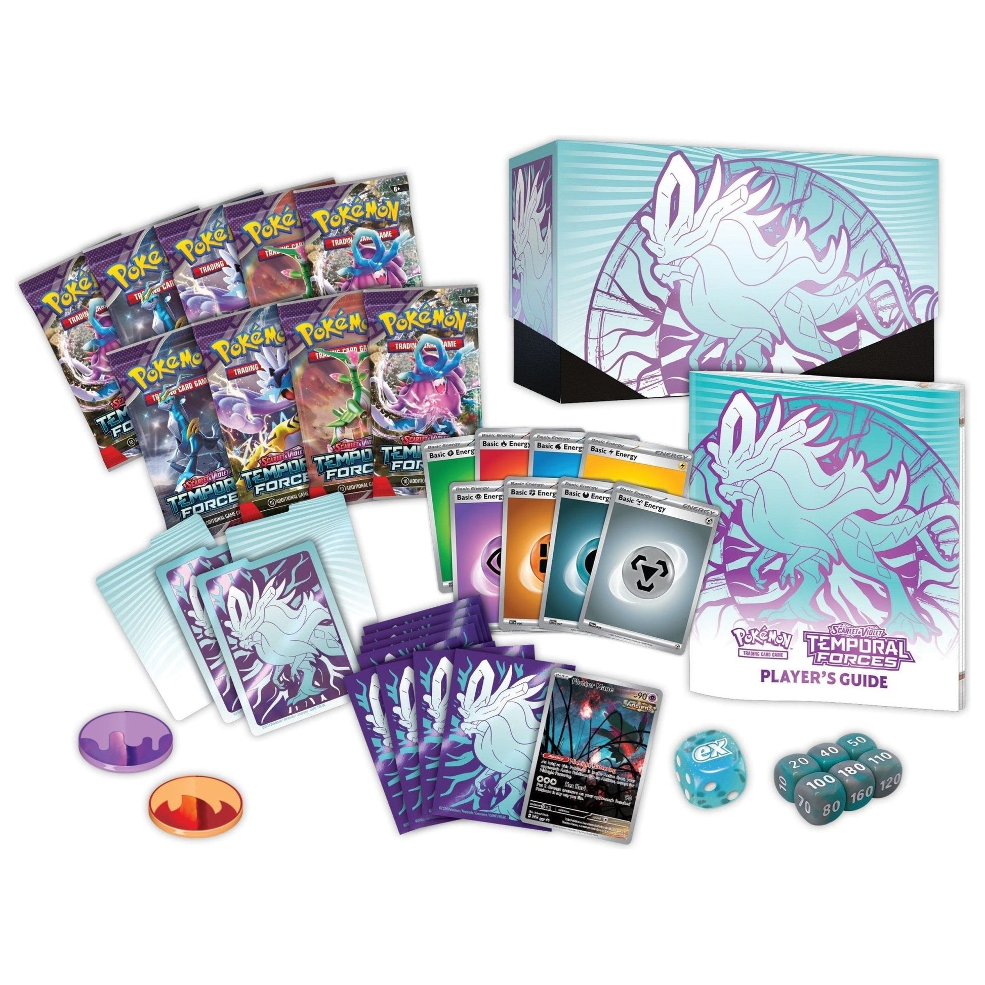 Pokemon Temporal Forces Elite Trainer Box Bundle (Walking Wake & Iron Leaves) [PRE-ORDER - 03/22/2024] 0820650856570