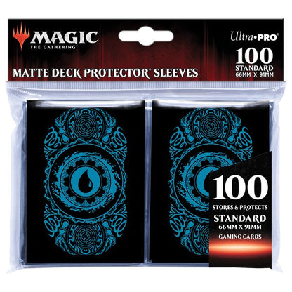 Ultra Pro MTG Mana 7 Deck Protector Sleeves for Magic: The Gathering (100 Pack) - Island / Blue - King Card Canada